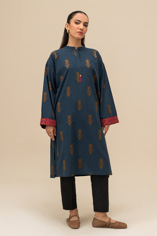 EMBROIDERED JACQUARD SHIRT (PRET)