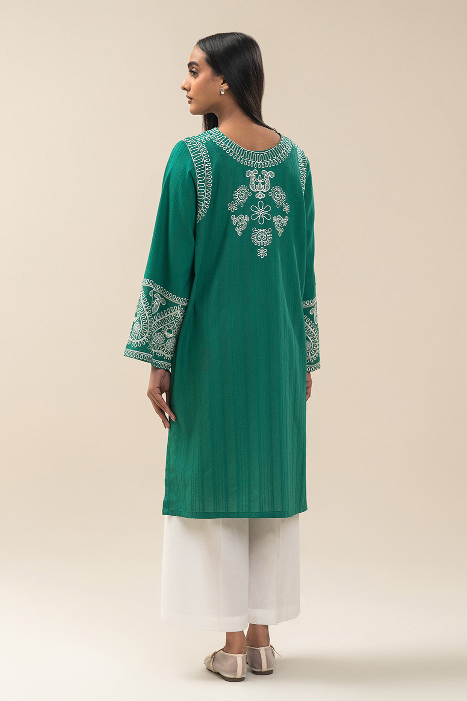 EMBROIDERED DORIA SHIRT (PRET)