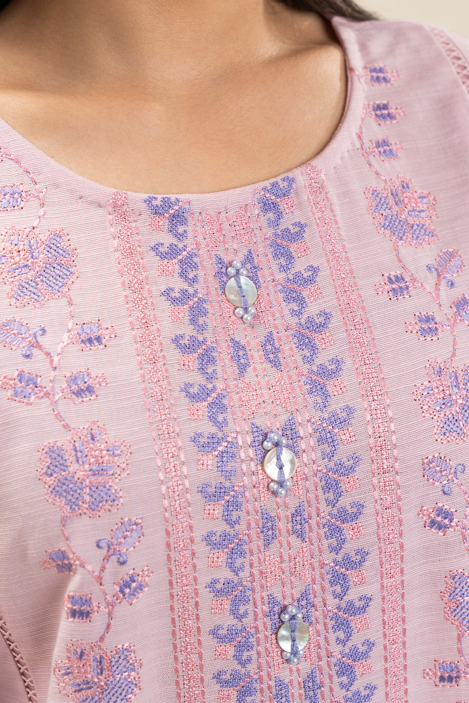 2 PIECE BASIC SLUB KHADDAR SUIT (PRET)