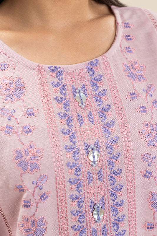 2 PIECE BASIC SLUB KHADDAR SUIT (PRET)