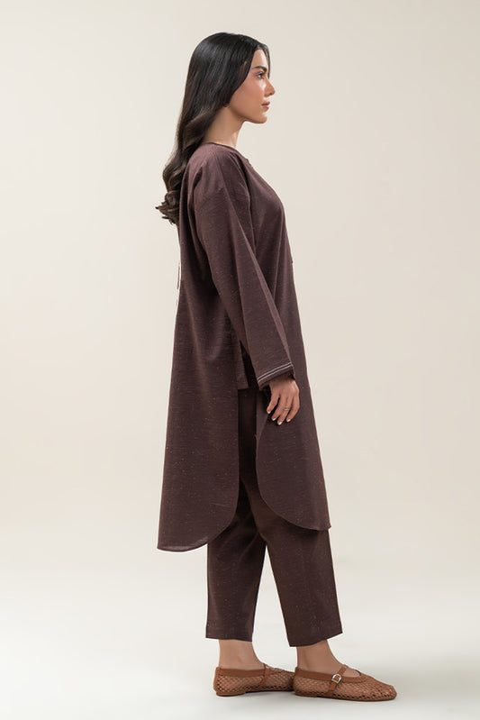 2 PIECE EMBROIDERED MULTI NEPS SUIT (PRET)