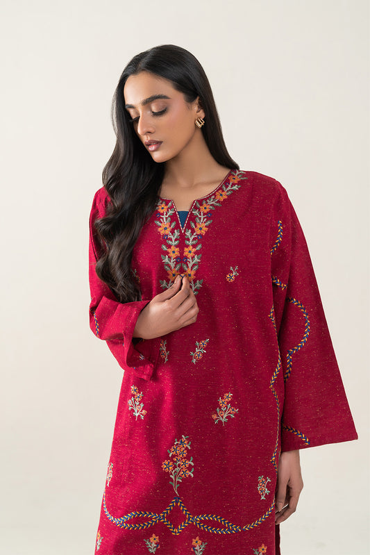 2 PIECE EMBROIDERED MULTI NEPS SUIT (PRET)