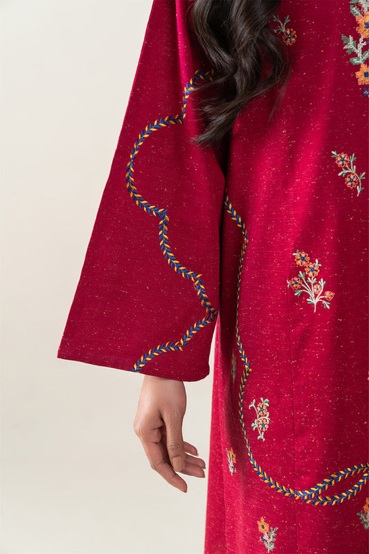 2 PIECE EMBROIDERED MULTI NEPS SUIT (PRET)