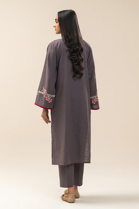 2 PIECE EMBROIDERED MULTI NEPS SUIT (PRET)