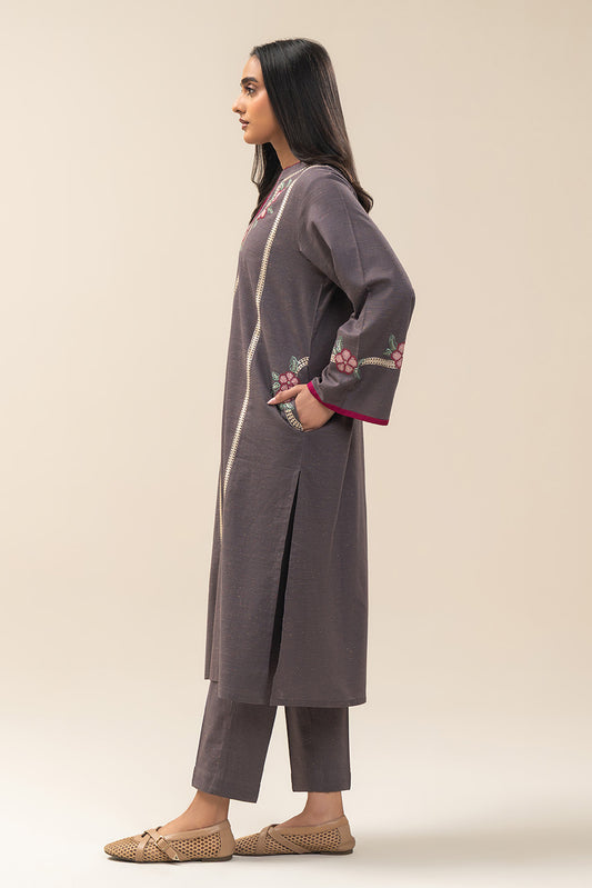 2 PIECE EMBROIDERED MULTI NEPS SUIT (PRET)