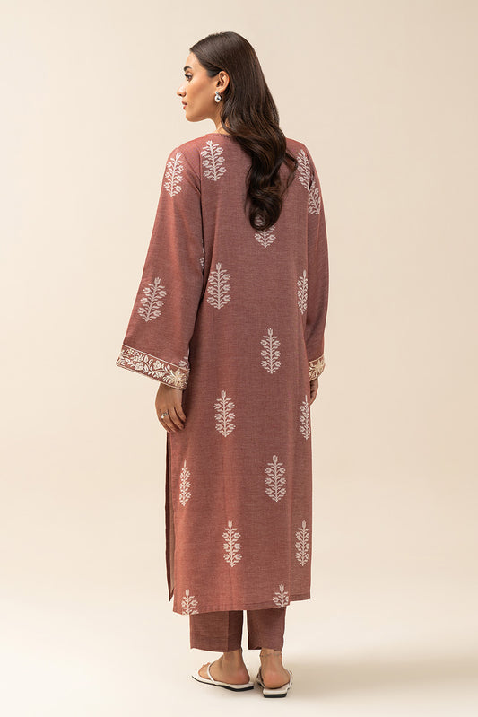 2 PIECE EMBROIDERED KHADDAR SUIT (PRET)