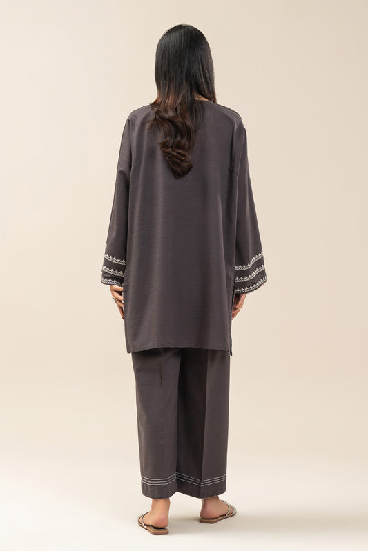 2 PIECE EMBROIDERED KHADDAR SUIT (PRET)