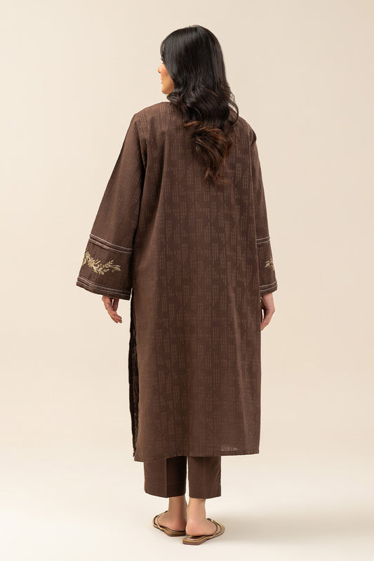 2 PIECE EMBROIDERED KHADDAR SUIT (PRET)