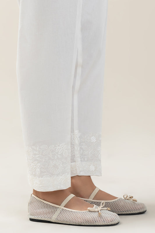 EMBROIDERED STRAIGHT PANTS