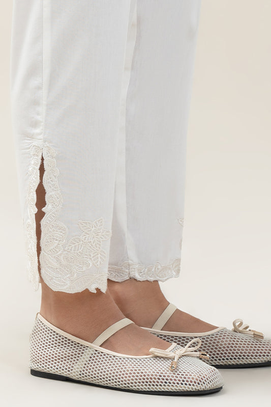 EMBROIDERED STRAIGHT PANTS