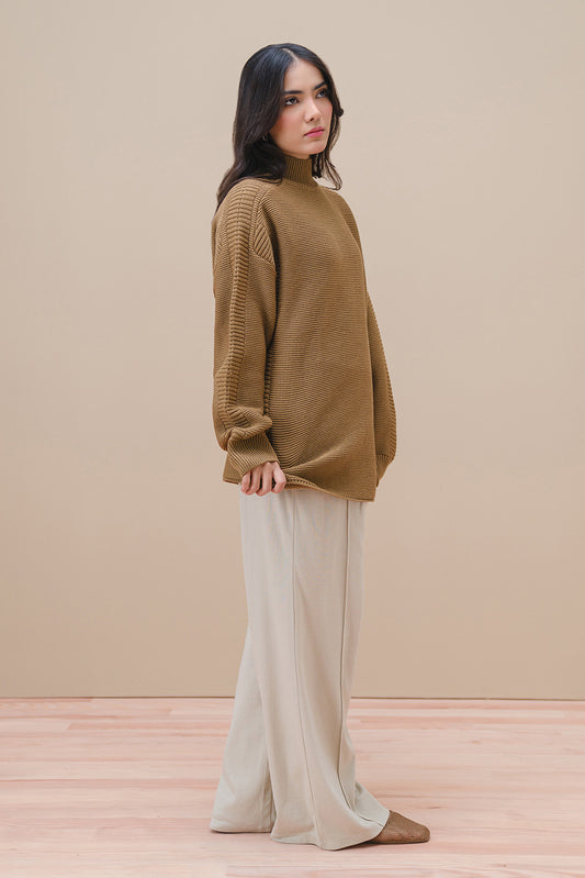 MOCK NECK PULLOVER