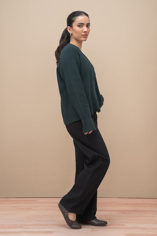 CROPPED RAGLAN CARDIGAN