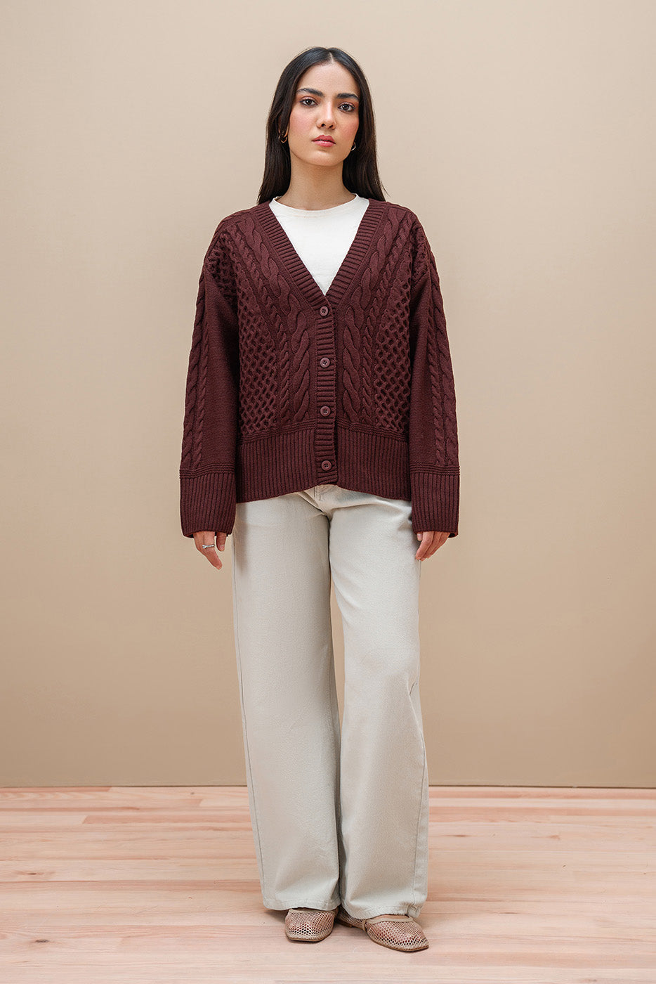 CHUNKY KNIT CARDIGAN