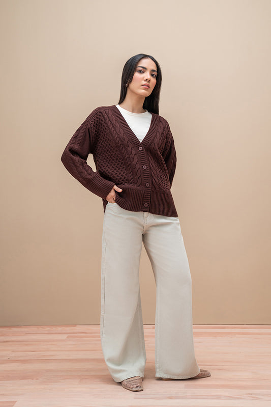 CHUNKY KNIT CARDIGAN