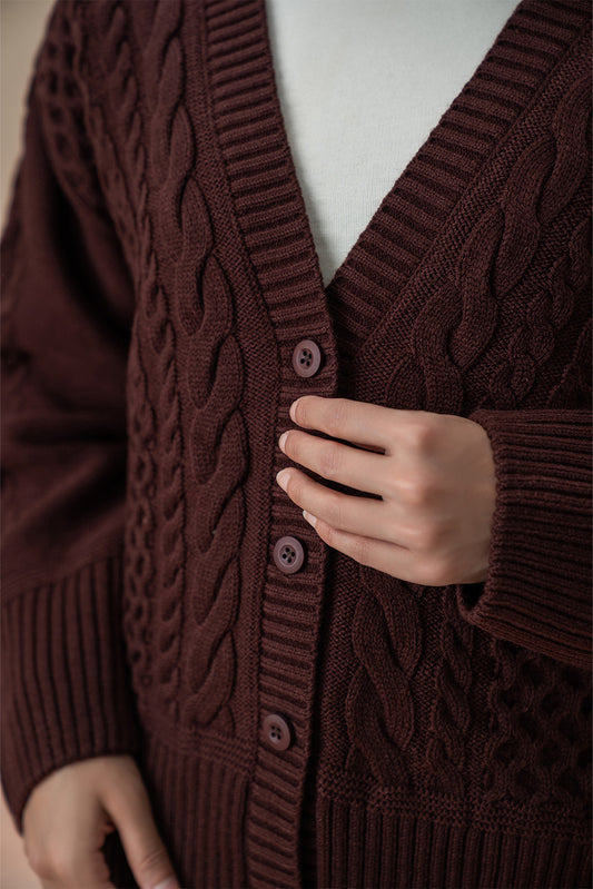 CHUNKY KNIT CARDIGAN