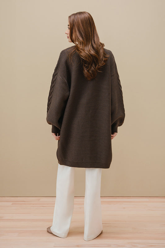 CABLE KNIT SHRUG