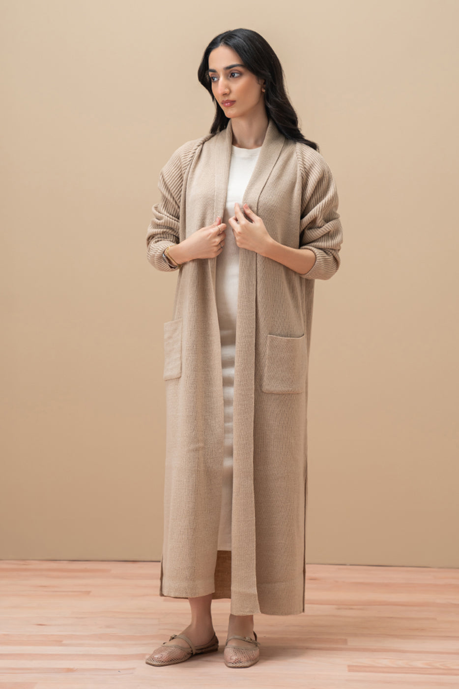 RAGLAN FULL LENGTH SHRUG