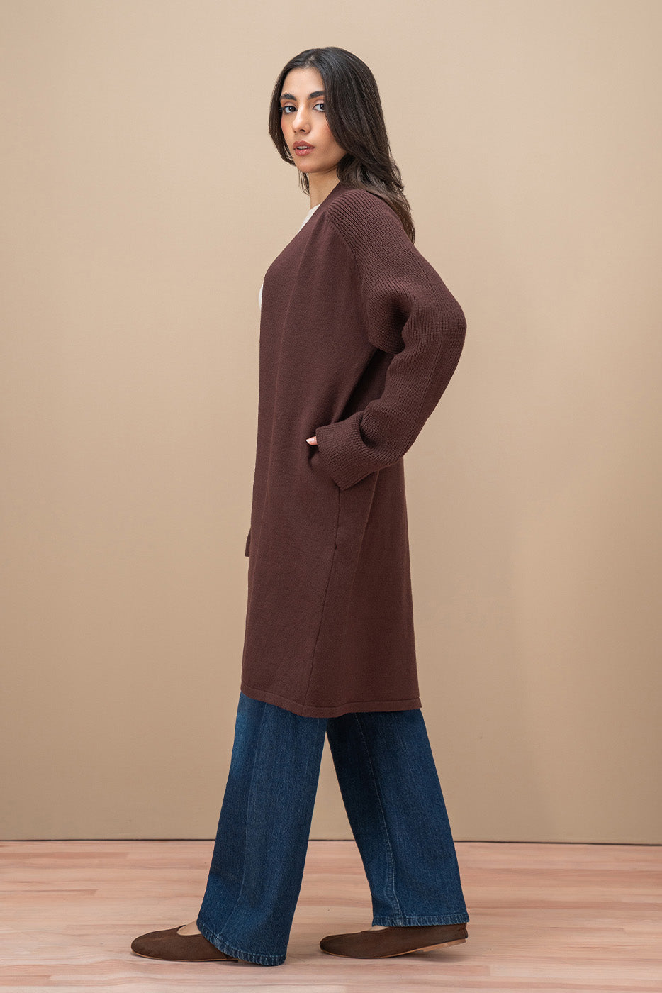 RAGLAN MID-LENGTH SHRUG