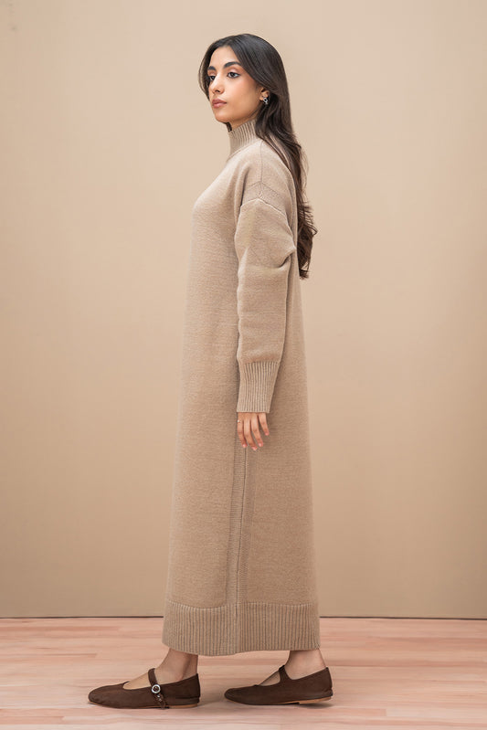 MOCK NECK DRESS LONG DRESS