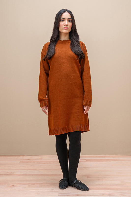 CREW NECK SHORT DRESS