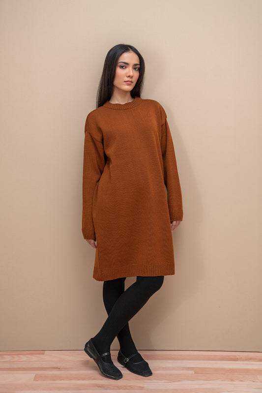 CREW NECK SHORT DRESS