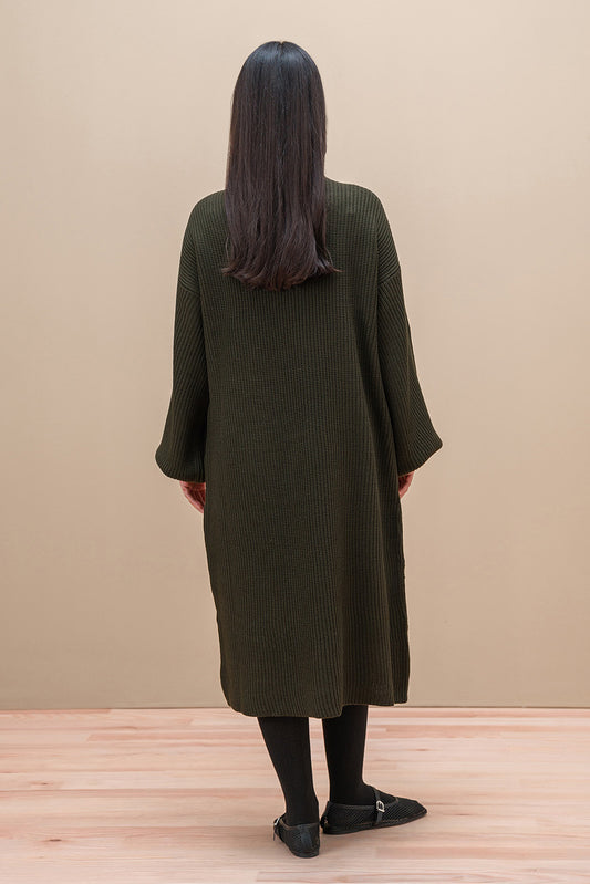 BALLOON SLEEVES DRESS