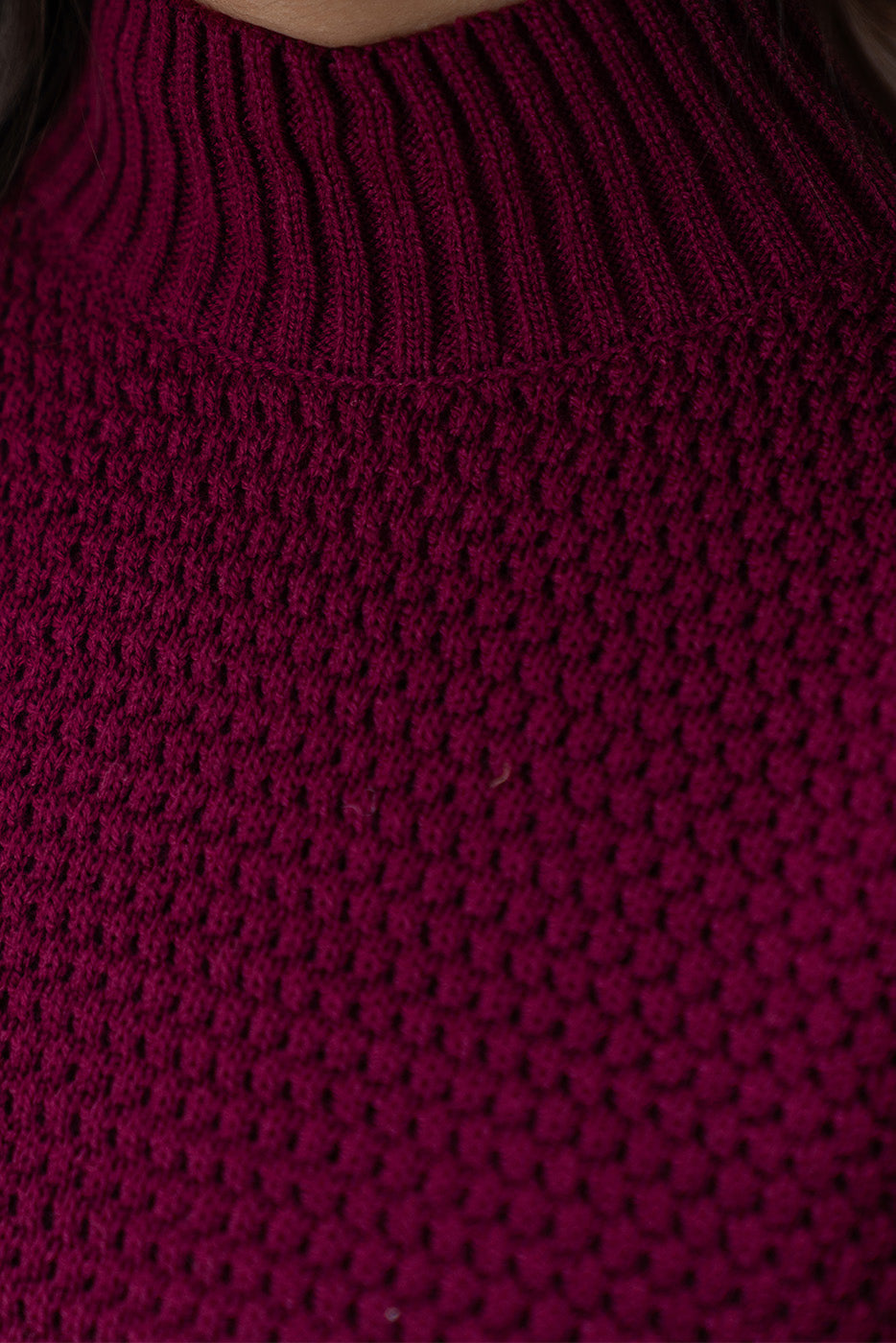 MOCK NECK SHORT LENGTH DRESS