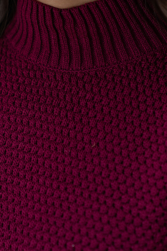 MOCK NECK SHORT LENGTH DRESS