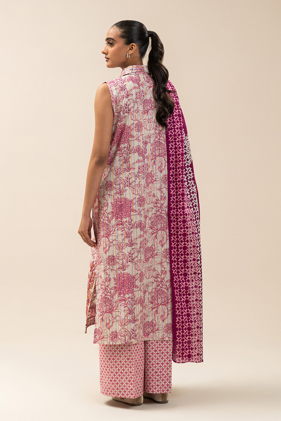 3 PIECE EMBROIDERED KHADDI JQ SUIT-BLUSH GRACE (UNSTITCHED)