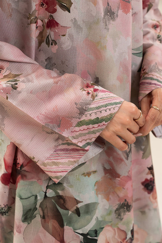 2 PIECE PRINTED LINEN SUIT-ORCHID BLISS (UNSTITCHED)