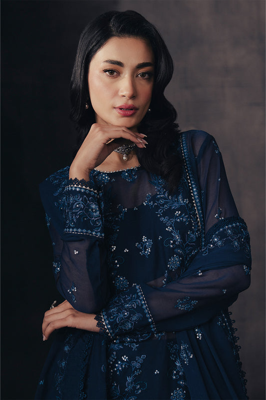 4 PIECE EMBROIDERED CHIFFON SUIT-CELESTIAL MUSE (UNSTITCHED)