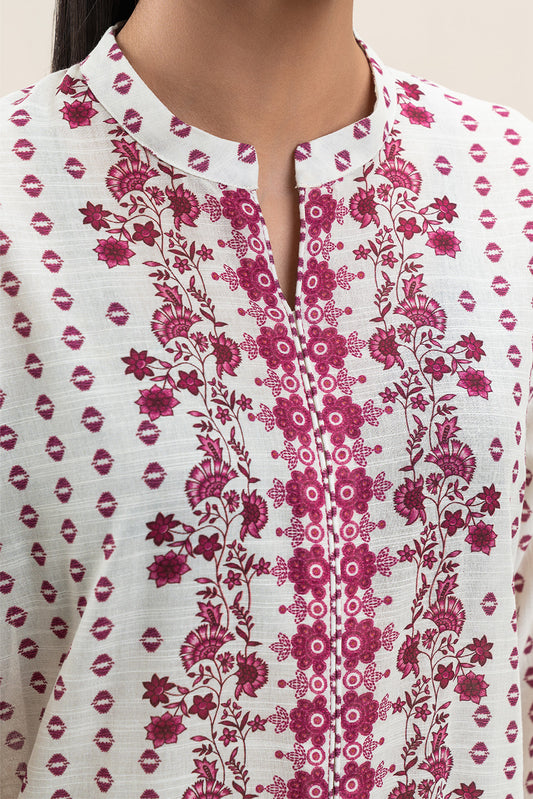 3 PIECE PRINTED SLUB KHADDAR SUIT-MULBERRY PEARL