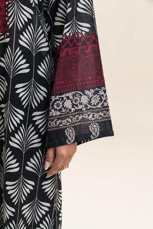 3 PIECE PRINTED SLUB KHADDAR SUIT-RAVEN GRACE