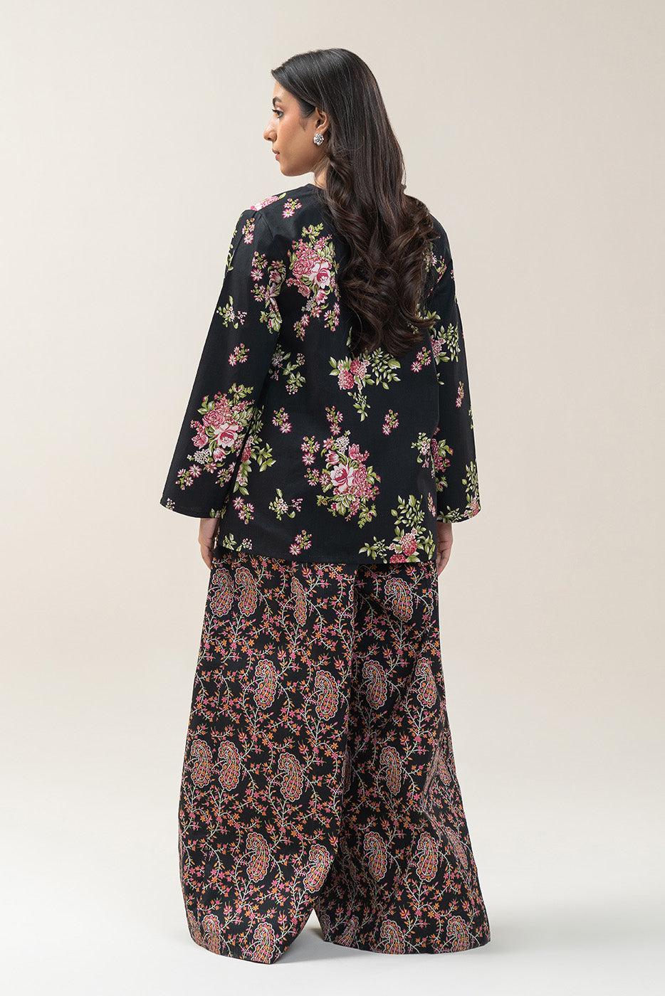 2 PIECE PRINTED CAMBRIC SUIT-MIDNIGHT ORCHID (UNSTITCHED)