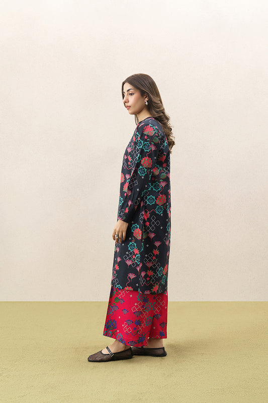 2 PIECE PRINTED CAMBRIC SUIT (PRET)