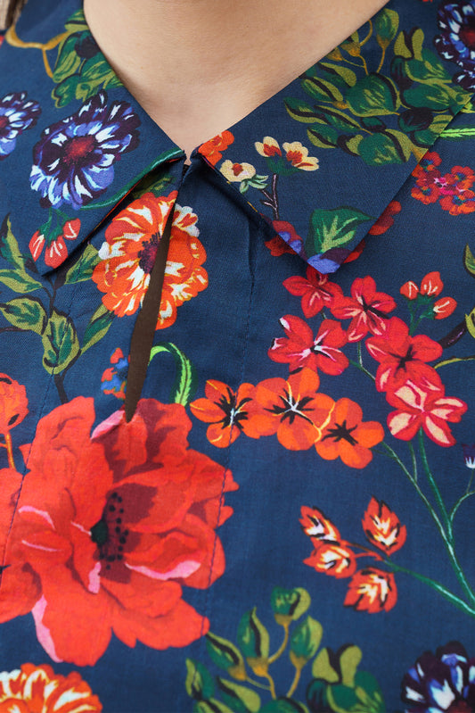 2 PIECE PRINTED CAMBRIC SUIT (PRET)