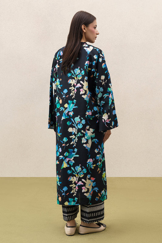 2 PIECE PRINTED SLUB KHADDAR SUIT (PRET)