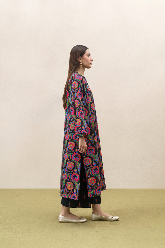 2 PIECE PRINTED SLUB KHADDAR SUIT (PRET)
