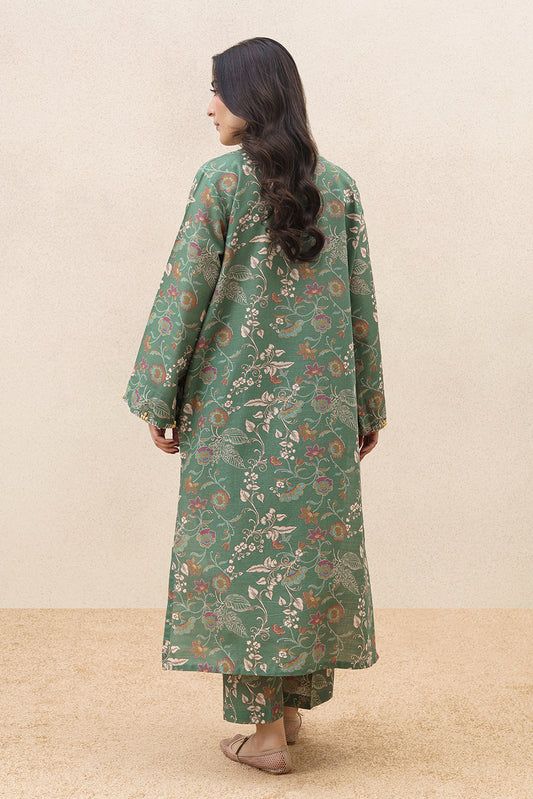 2 PIECE PRINTED SLUB KHADDAR SUIT (PRET)