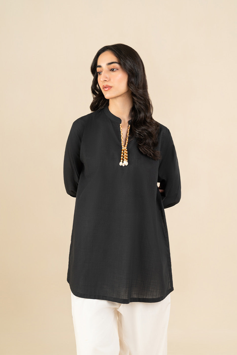 SOLID SLUB CAMBRIC SHIRT (PRET)
