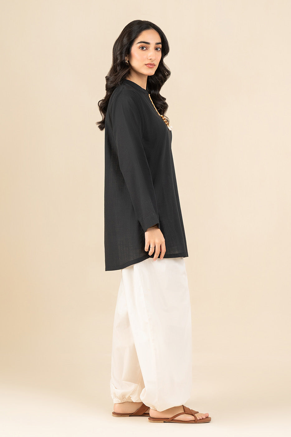 SOLID SLUB CAMBRIC SHIRT (PRET)