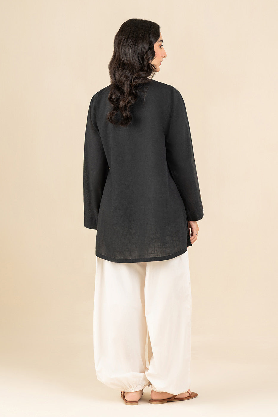 SOLID SLUB CAMBRIC SHIRT (PRET)