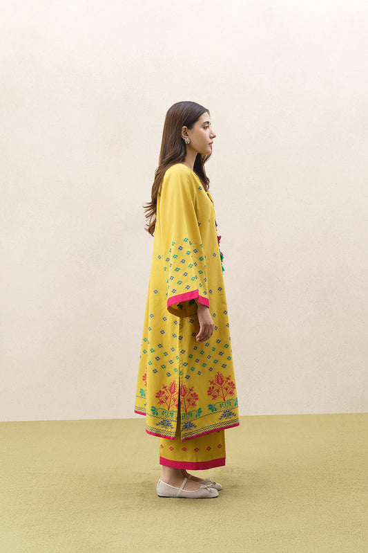 2 PIECE SOLID JACQUARD SUIT (PRET)