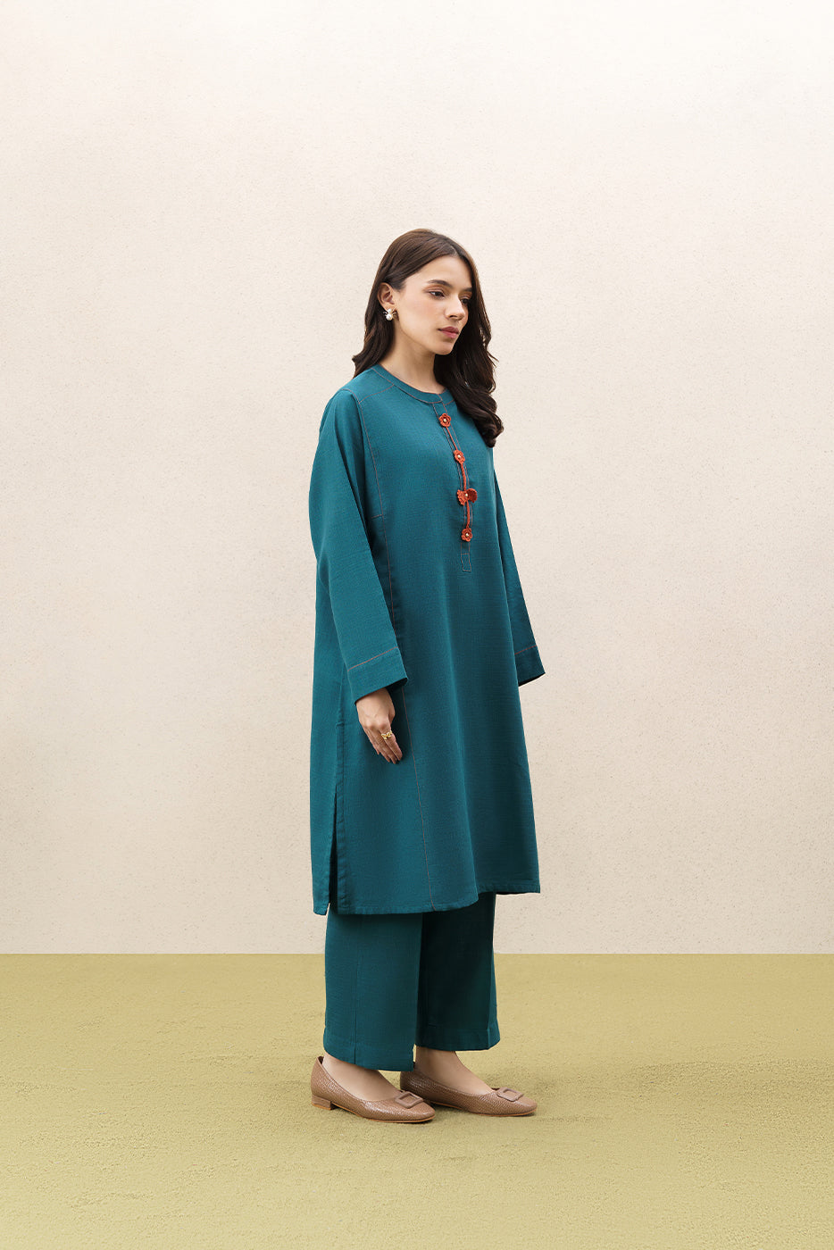 2 PIECE SOLID TWILL SUIT (PRET)