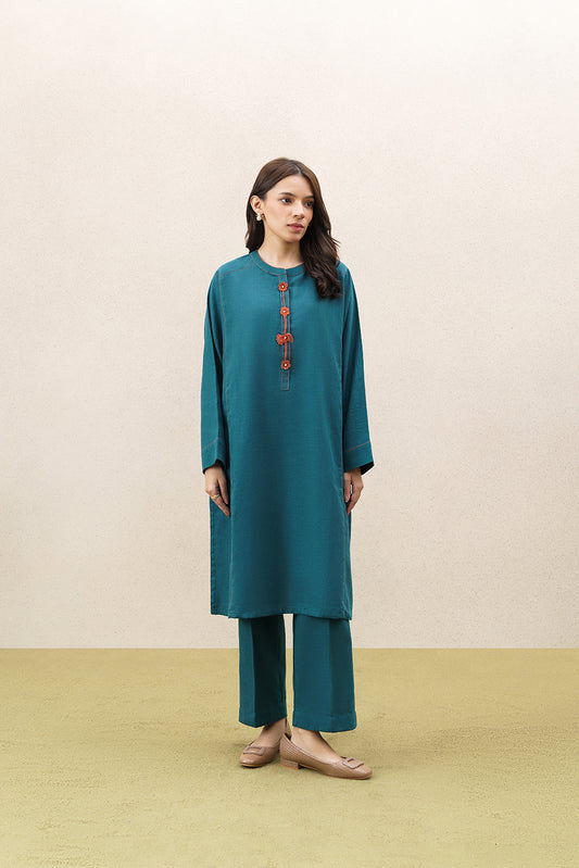 2 PIECE SOLID TWILL SUIT (PRET)