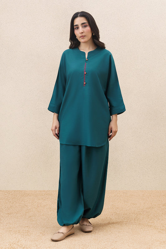 2 PIECE SOLID TWILL SUIT (PRET)