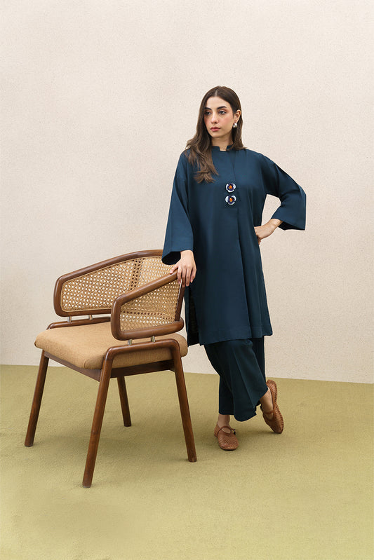 2 PIECE SOLID TWILL SUIT (PRET)