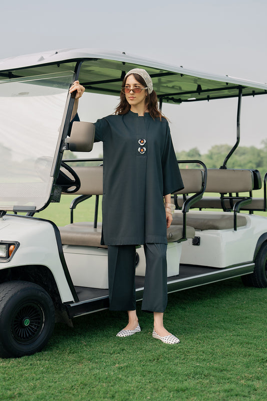 2 PIECE SOLID TWILL SUIT (PRET)