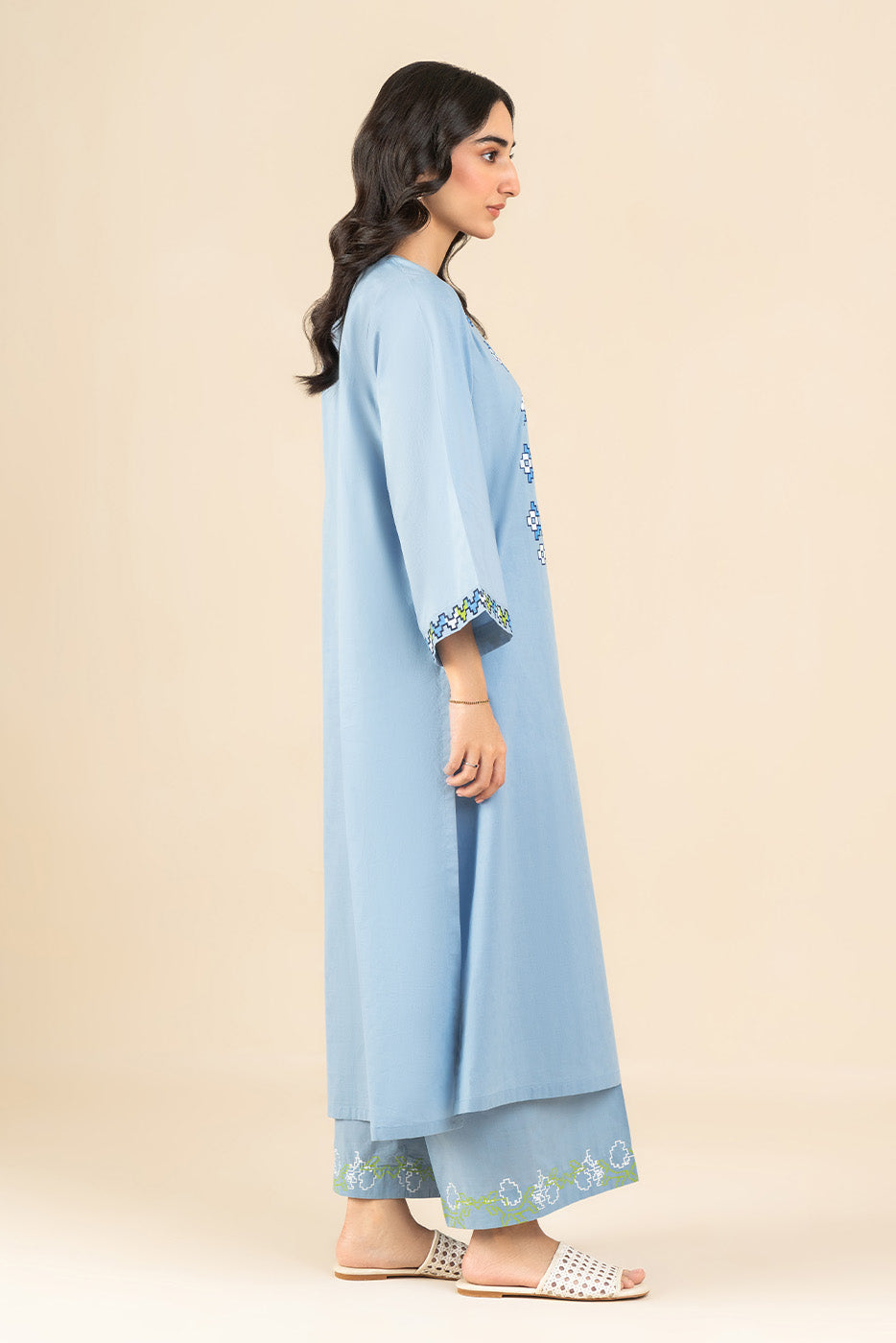 2 PIECE DOBBY SUIT (PRET)