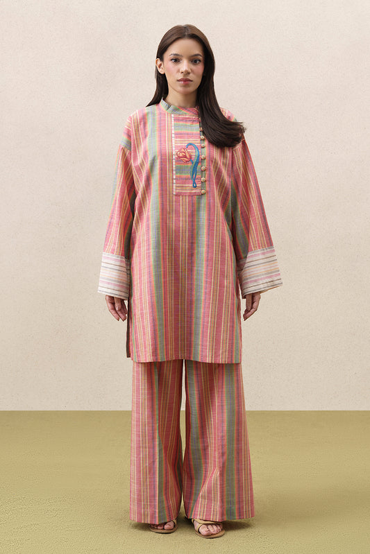 2 PIECE SOLID YARN DYED SUIT (PRET)